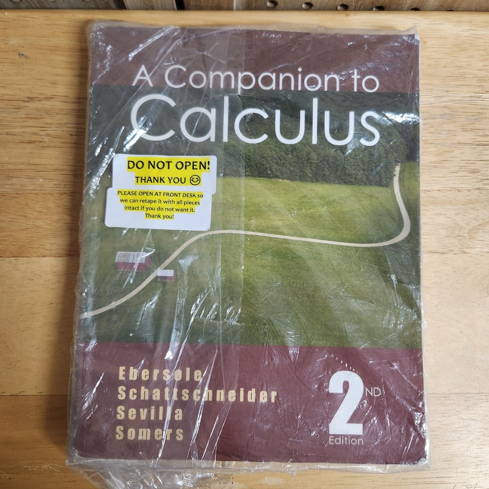 A Companion‎ to Calculus 2nd Edition Algebra Problem Solving Textbook